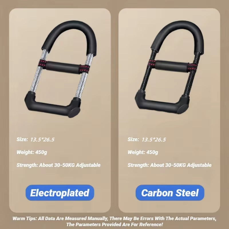 Adjustable Forearm and Wrist Strength Trainer Grip Exercise Equipment Compact Portable Fitness Gear for Arm Muscle Building