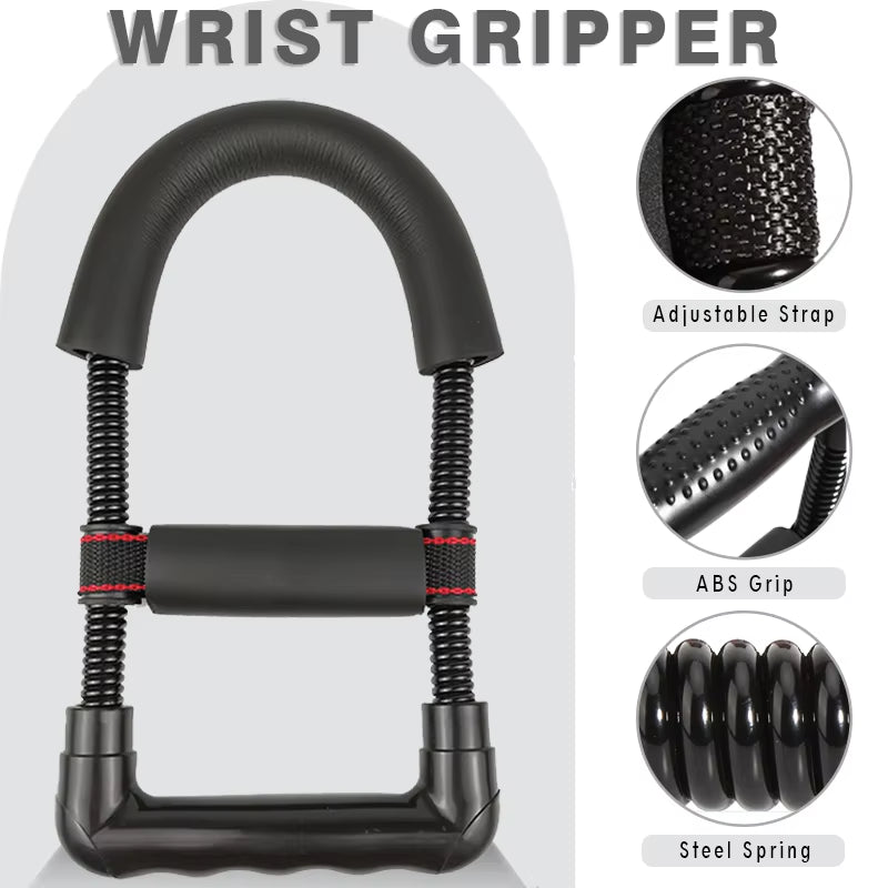 Adjustable Forearm and Wrist Strength Trainer Grip Exercise Equipment Compact Portable Fitness Gear for Arm Muscle Building